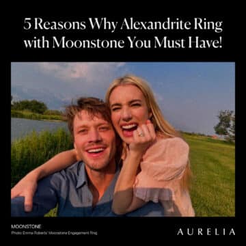 Emma Roberts’ Moonstone Engagement Ring