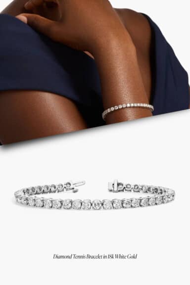 Diamond Tennis Bracelet in 18k White Gold (10 ct. tw.) – Wedding Jewelry Ideas for Bride