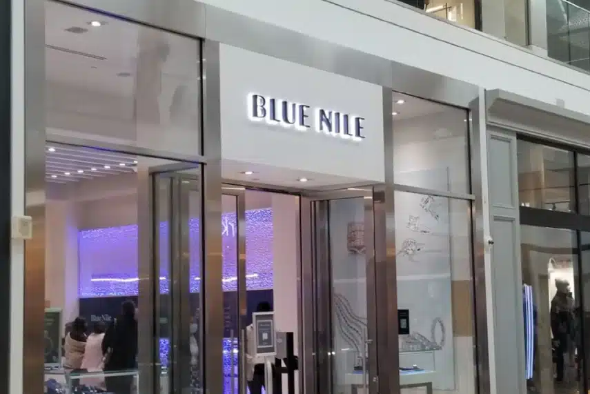 Blue Nile Valley Fair showroom in Santa Clara