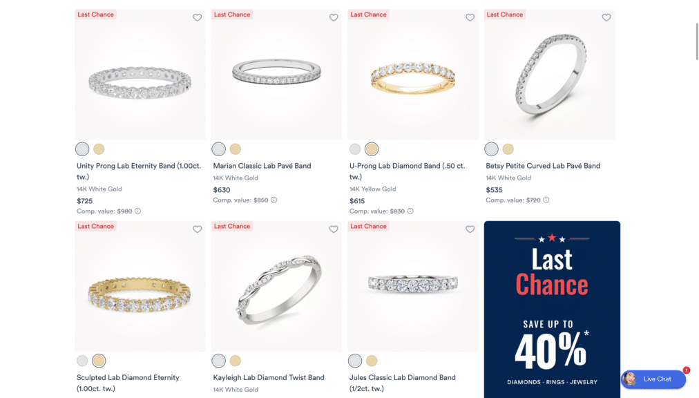 Women’s wedding rings