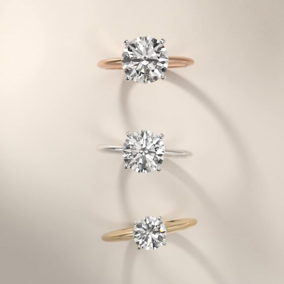 Classic Four Prong Solitaire Engagement Ring