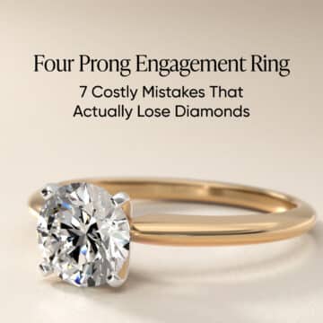 Four Prong Engagement Ring? 7 Costly Mistakes That Actually Lose Diamonds