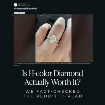 H-Colored Diamond" — We Fact-Checked the Reddit Thread