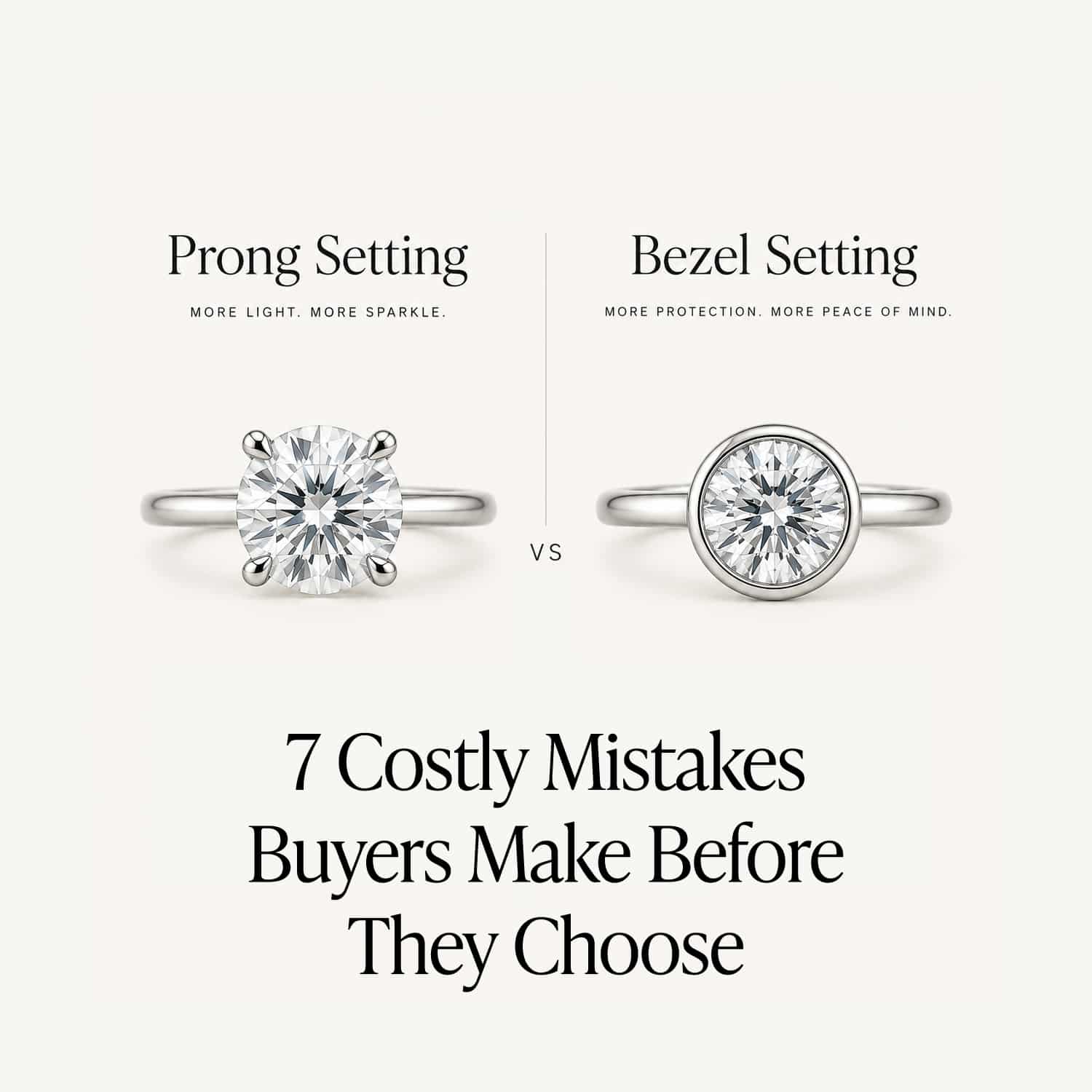 Prong vs Bezel Setting: 7 Costly Mistakes Buyers Make Before They Choose