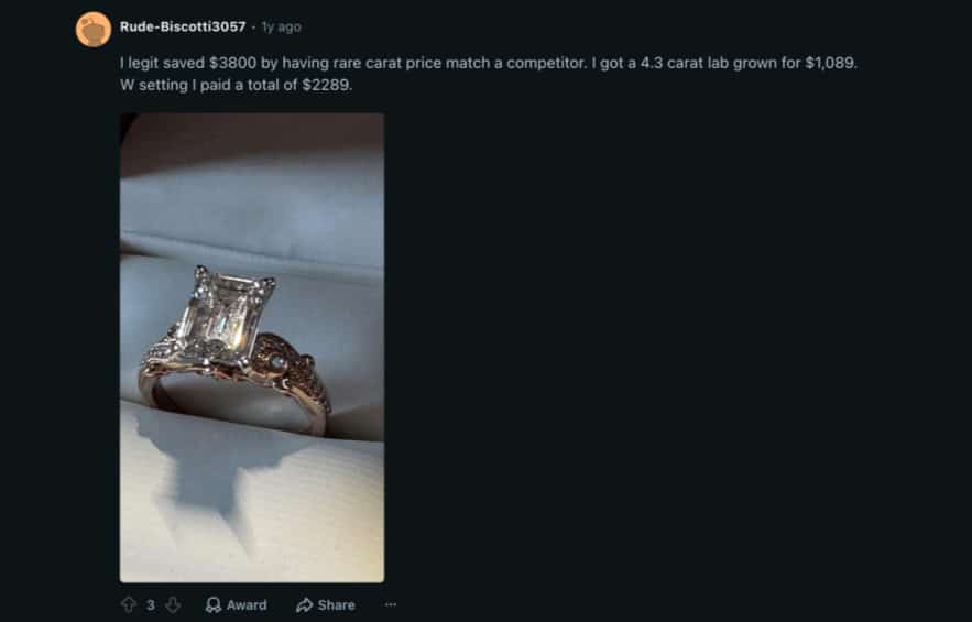 I am about to buy my ring from Rare Caret. What are your experiences with them?